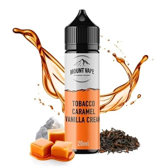 MOUNT VAPE TOBACCO CARAMEL VANÍLIAKRÉM 20/60 ML LONGFILL AROMA