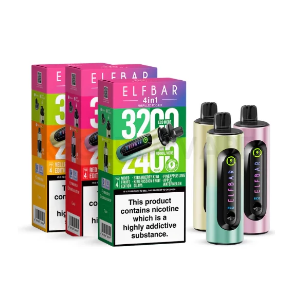 Elf Bar - 4 in 1 20mg  3200 - 2400 Puff