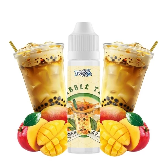 Tribal Force Bubble Tea - Mango 0mg 50ml Shortfill