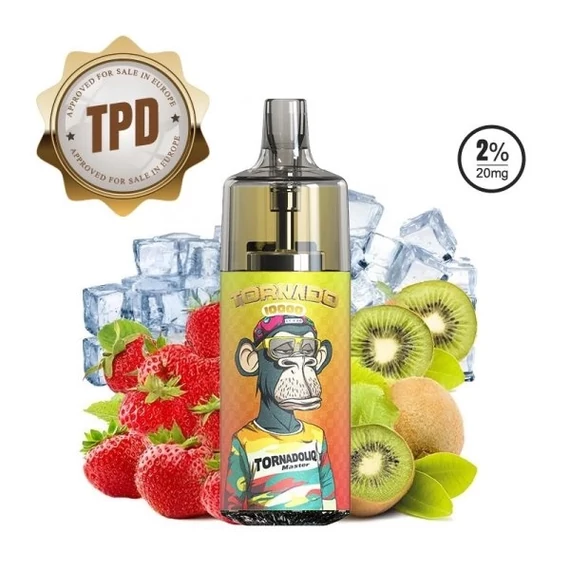 Tornado 10000 TPD Europe Strawberry Kiwi Ice 20mg