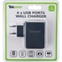 Fali töltő USB 4 portos 4.8A - Tekmee -